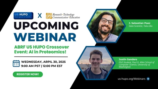 ABRF US HUPO Crossover Event: AI in Proteomics!