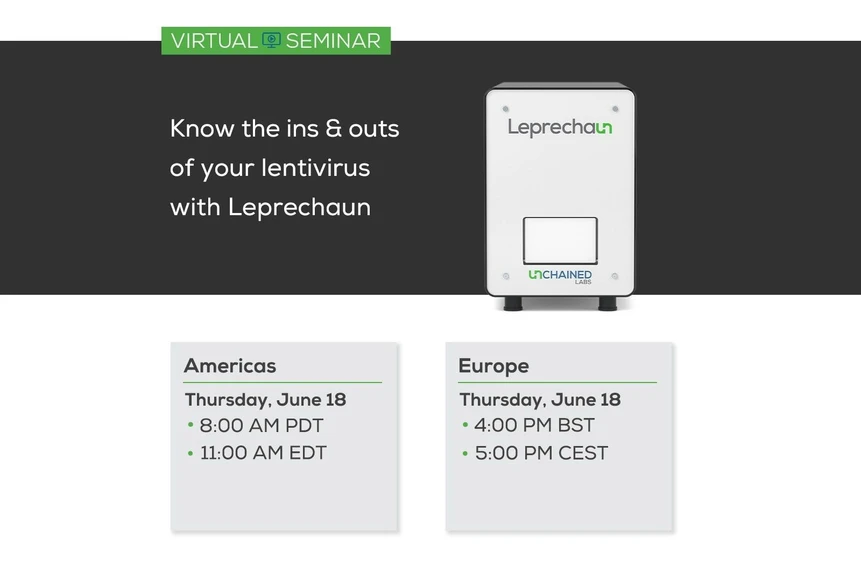 Unchained Labs: Know the ins and outs of your lentivirus with Leprechaun 
