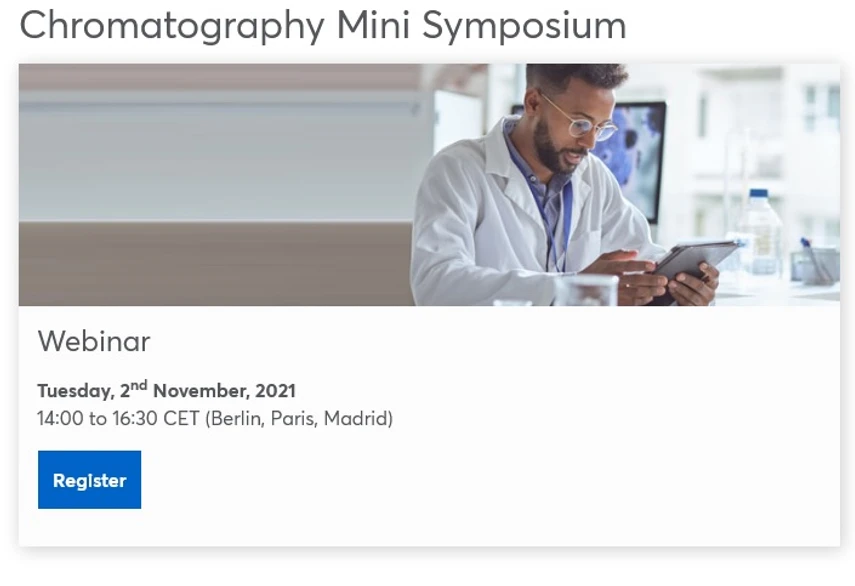 Avantor/VWR: Chromatography Mini Symposium