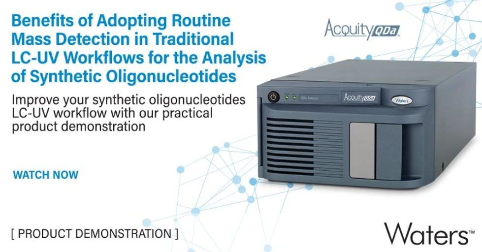 Waters Corporation: Benefits of Adopting Routine Mass detection in Traditional LC-UV Workflows for the Analysis of Synthetic Oligonucleotides