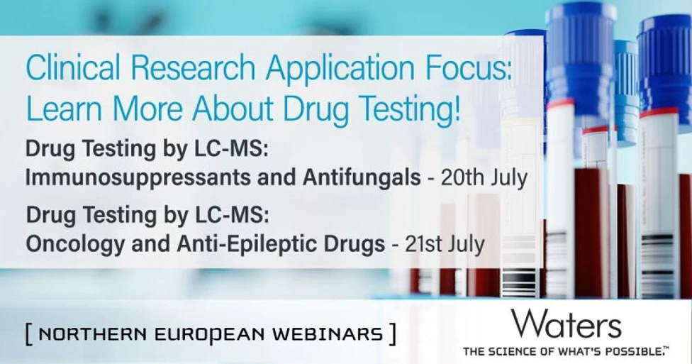 Waters Corporation: Drug Testing by LC-MS