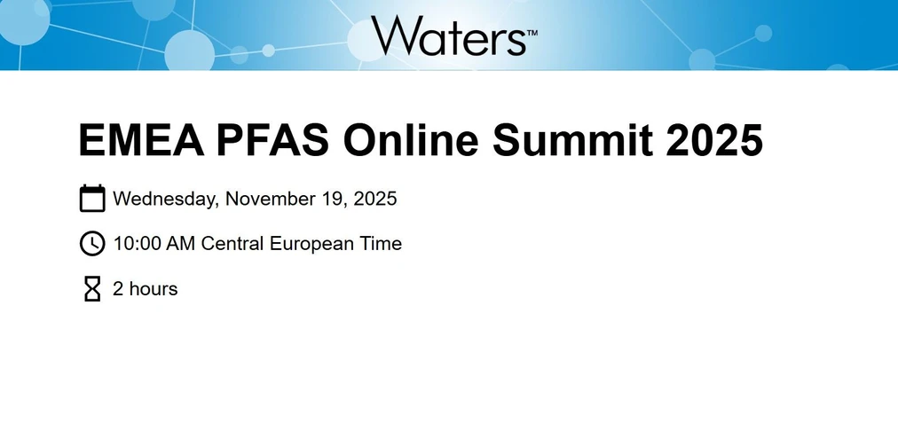 Waters Corporation: EMEA PFAS Online Summit 2025