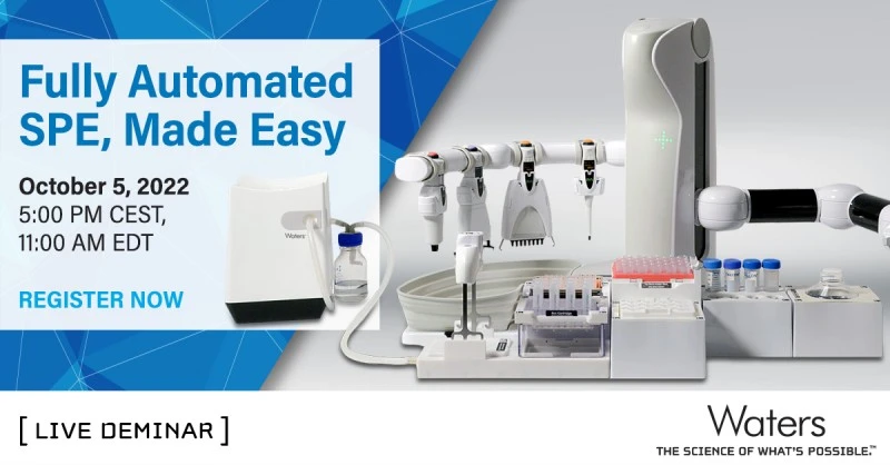 Waters Corporation: Extraction+ Live Deminar: Fully Automated SPE, Made Easy
