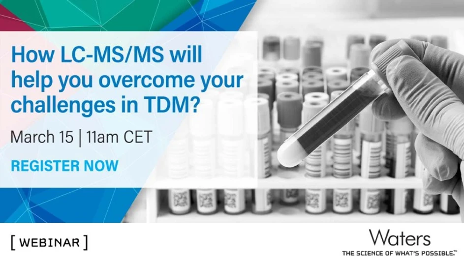 Waters Corporation: How LC-MS/MS will help you overcome your challenges in TDM​