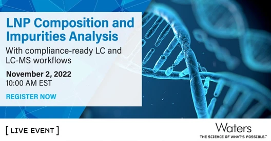 LNP composition & impurities analysis with compliance-ready LC & LC-MS workflows