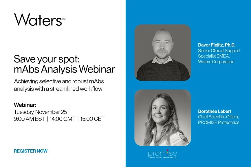 Waters Corporation: Monoclonal Antibody Analysis Using mAbXmise® Kits and Xevo™ TQ Absolute XR Mass Spectrometer