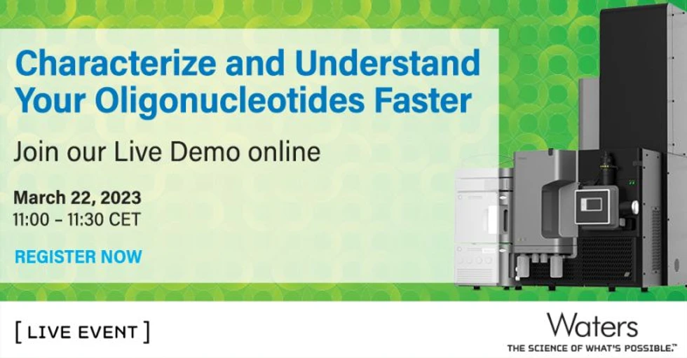 Waters Corporation: Oligonucleotide Analyses using LC-MS: A Live Demo