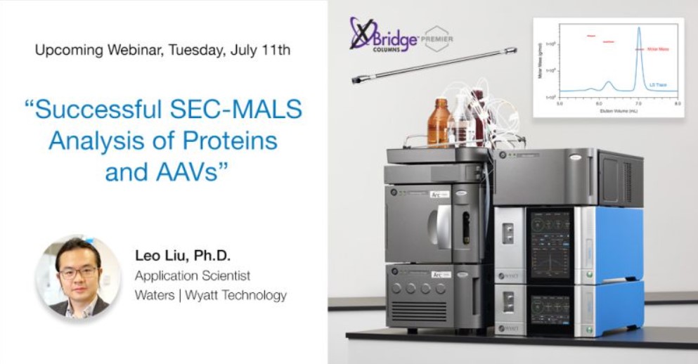 Waters Corporation: Successful SEC-MALS analysis of proteins and AAVs