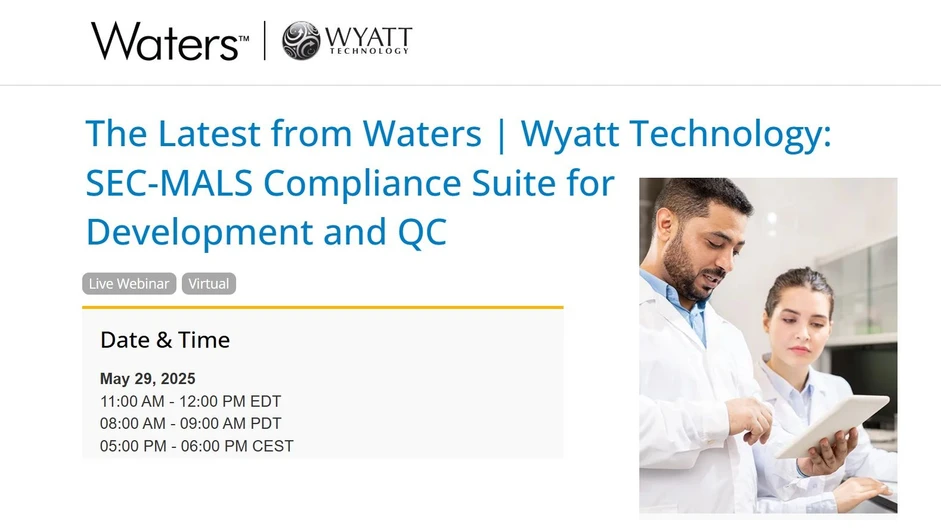 Waters Corporation: The Latest from Waters | Wyatt Technology: SEC-MALS Compliance Suite for Development and QC