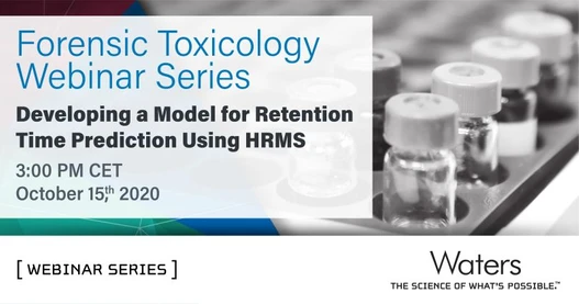 Development and application of a retention time prediction model for more than 1500 new psychoactive substances - Forensics Webinar Week