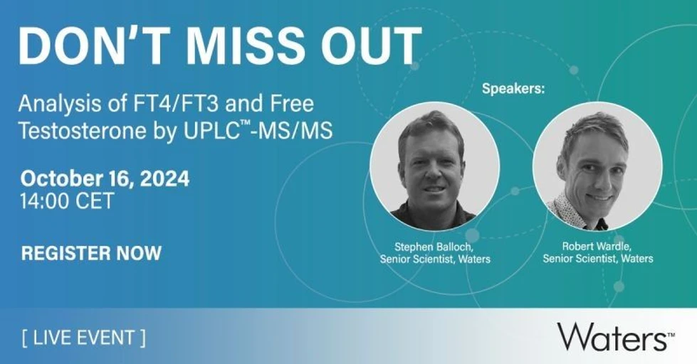 Waters: Free Testosterone and Free T3/T4