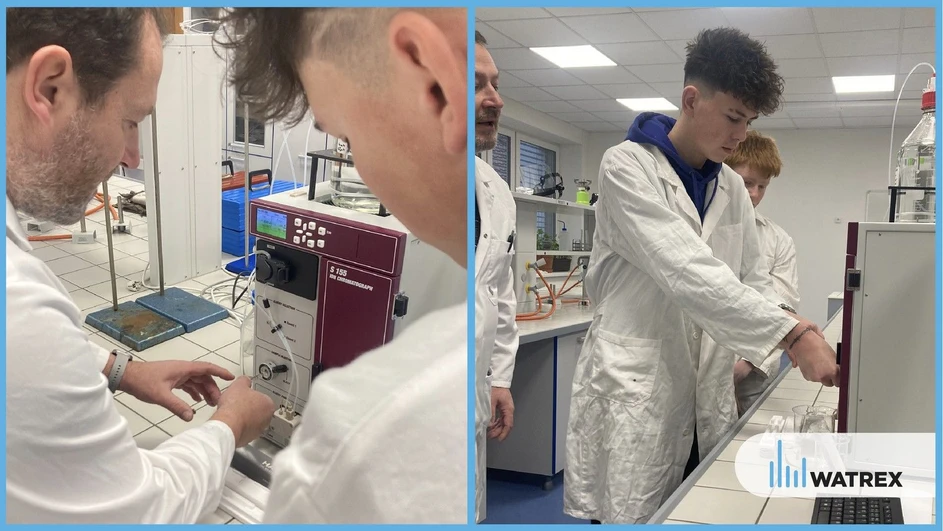 Watrex Praha: Obr. 3: Iontový chromatograf Sykam pro analýzu aniontů zprostředkovaný firmou Watrex Praha. Studenti jsou aktivně zapojeni do jeho používání.