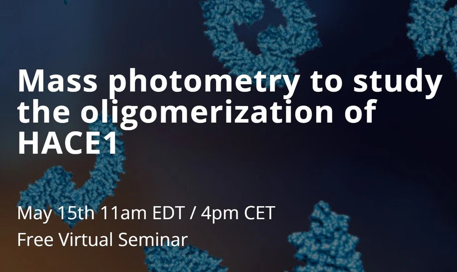 Wiley: Mass photometry to study the oligomerization of HACE1