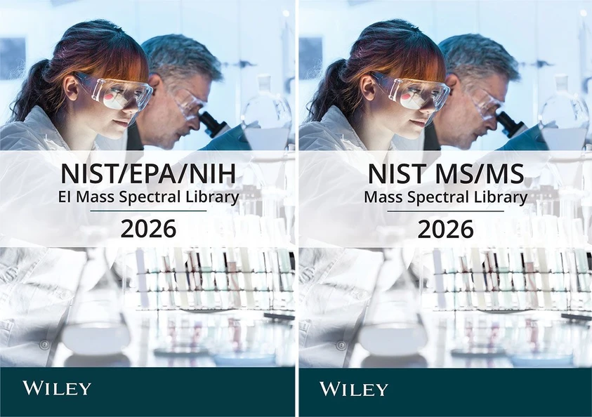 <p>Wiley: Wiley uvádí NIST Mass Spectral Library 2026 v široké nabídce formátů pro různé instrumentace</p>