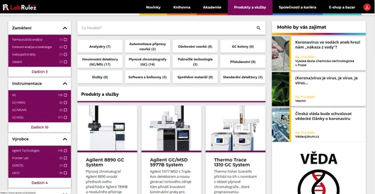 LabRulez - NOVÁ sekce PRODUKTY A SLUŽBY - již bzry