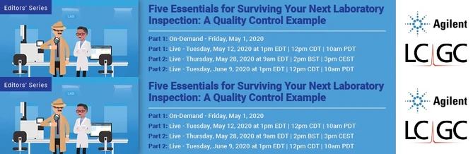 Five Essentials for Surviving Your Next Laboratory Inspection: A Quality Control Example, Part 1