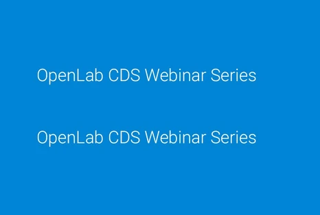 OpenLab CDS Introductory Demonstration
