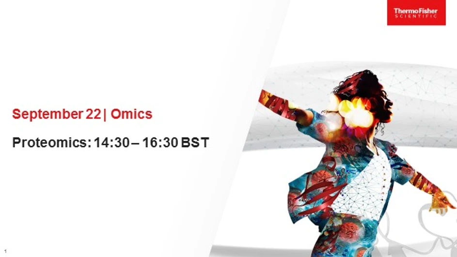 Thermo Scientific: LC-MS User Meeting 2020 - Omics/Proteomics Afternoon Session