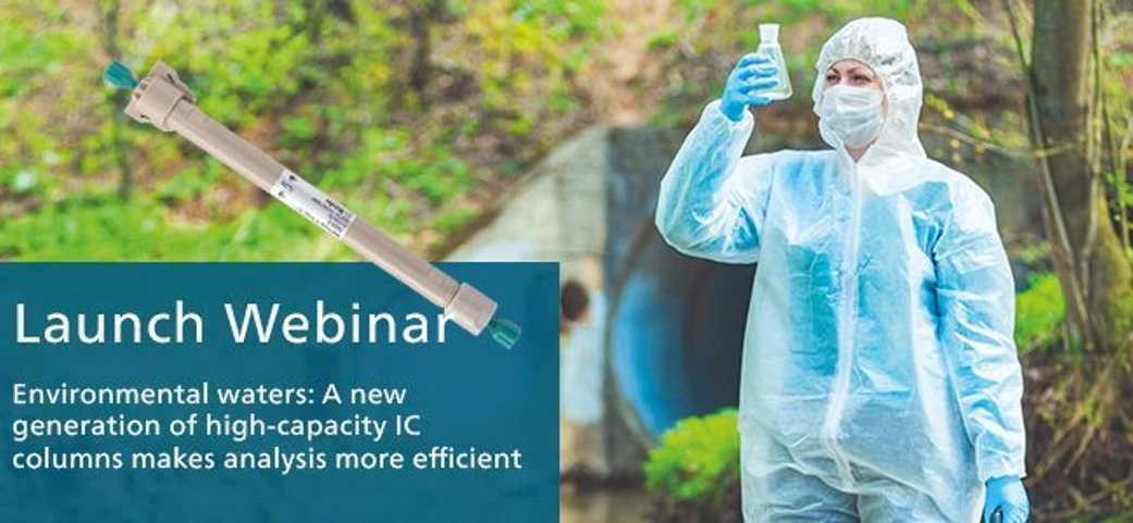 Metrohm: Nová generace vysokokapacitních IC kolon pro analýzu vzorků životního prostředí